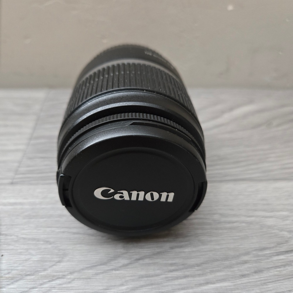 Canon Black Zoom Lens 18-55mm Standard Image Stabilizer AF/MF Zoom Lens
